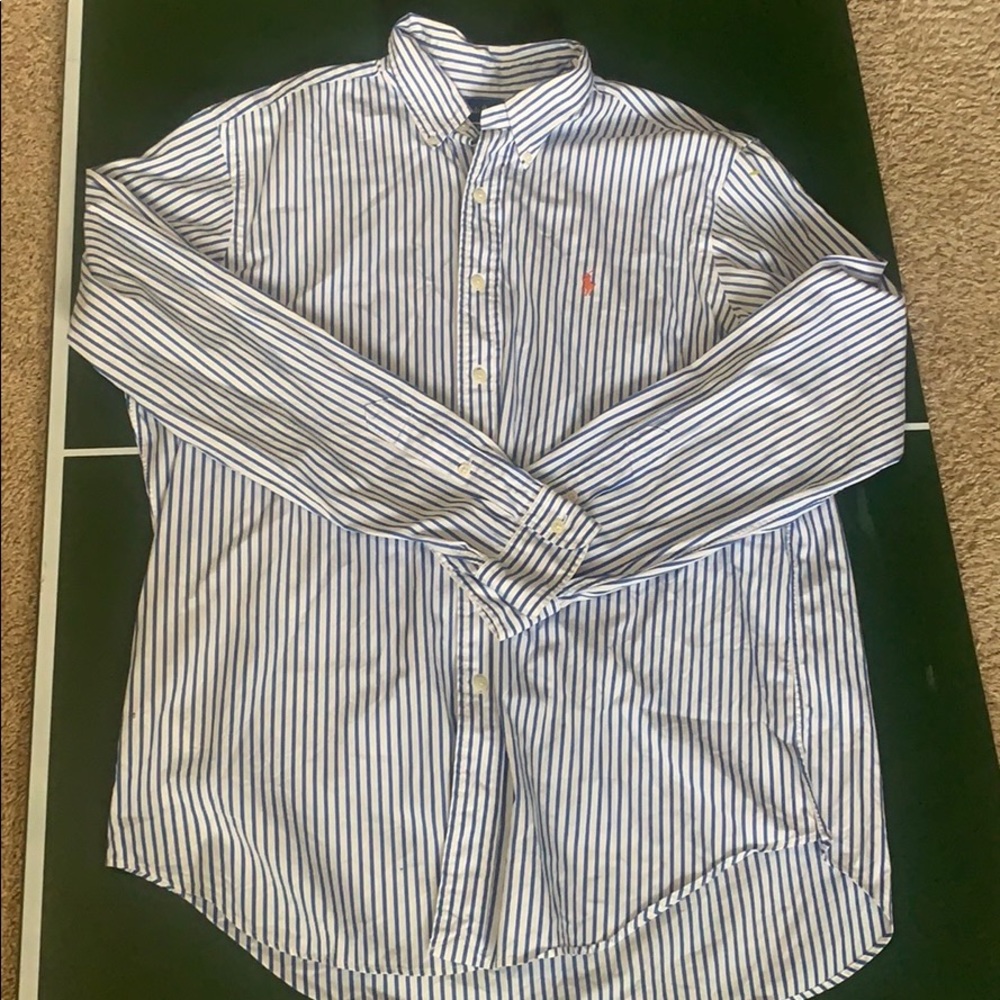 Ralph Lauren preowned stripped classic fit shirt